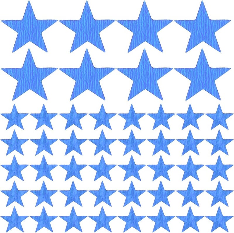 Blue Pentagram Confetti 2000 Pieces Eco Friendly Party Wedding Birthday Decorations - Image 1